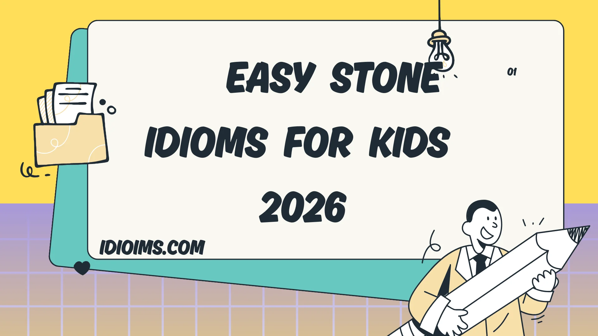 🪨 Fun and Easy Stone Idioms for Kids – Learn & Play with Words 2026
