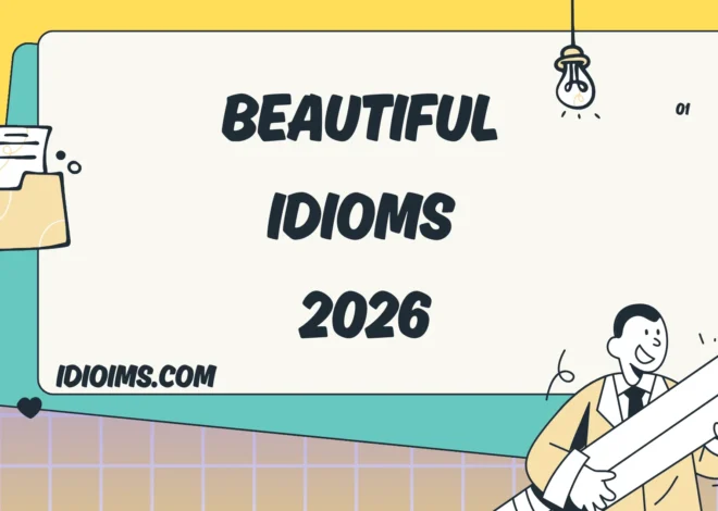 🌸  Beautiful Idioms – Learn and Have Fun with Words 2026