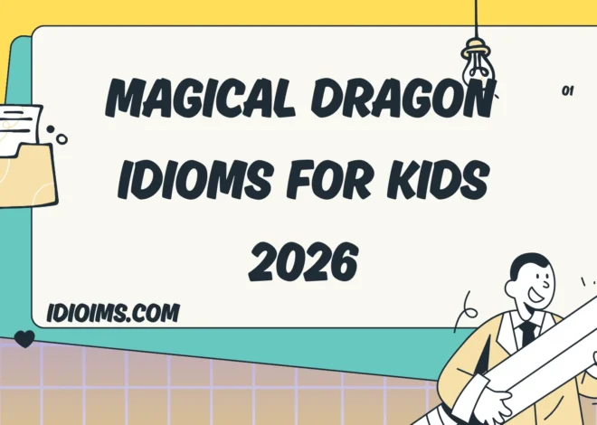 🐉 Fun and Magical Dragon Idioms for Kids – Learn & Play with Words 2026