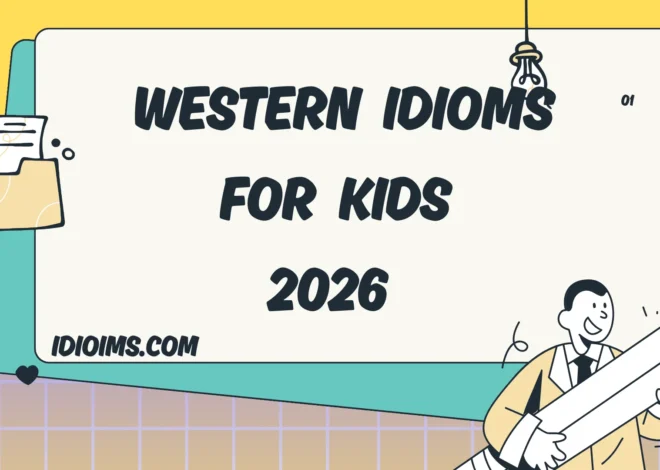 🤠 Western Idioms for Kids – Fun Phrases from Cowboy Land 2026