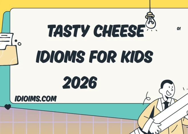 🧀 Fun & Tasty Cheese Idioms for Kids – Learn & Play with Words 🌟 2026