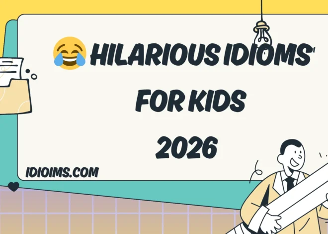 😂 Hilarious Idioms for Kids – Laugh, Learn & Play with Words 2026 🎉