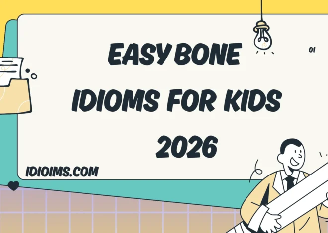 🦴 Fun & Easy Bone Idioms for Kids – Learn, Laugh & Play 2026