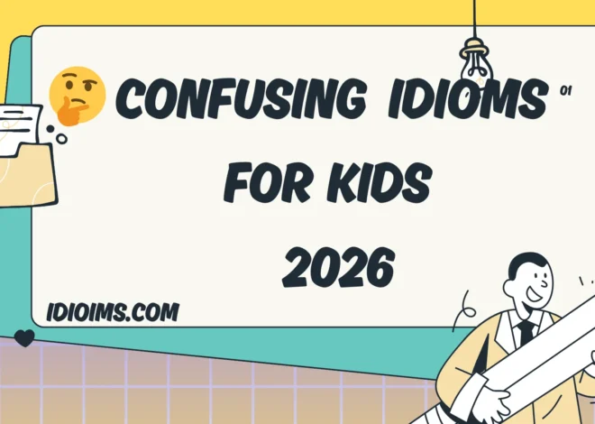 🤔 Confusing Idioms for Kids – Learn Tricky Phrases the Fun Way 2026