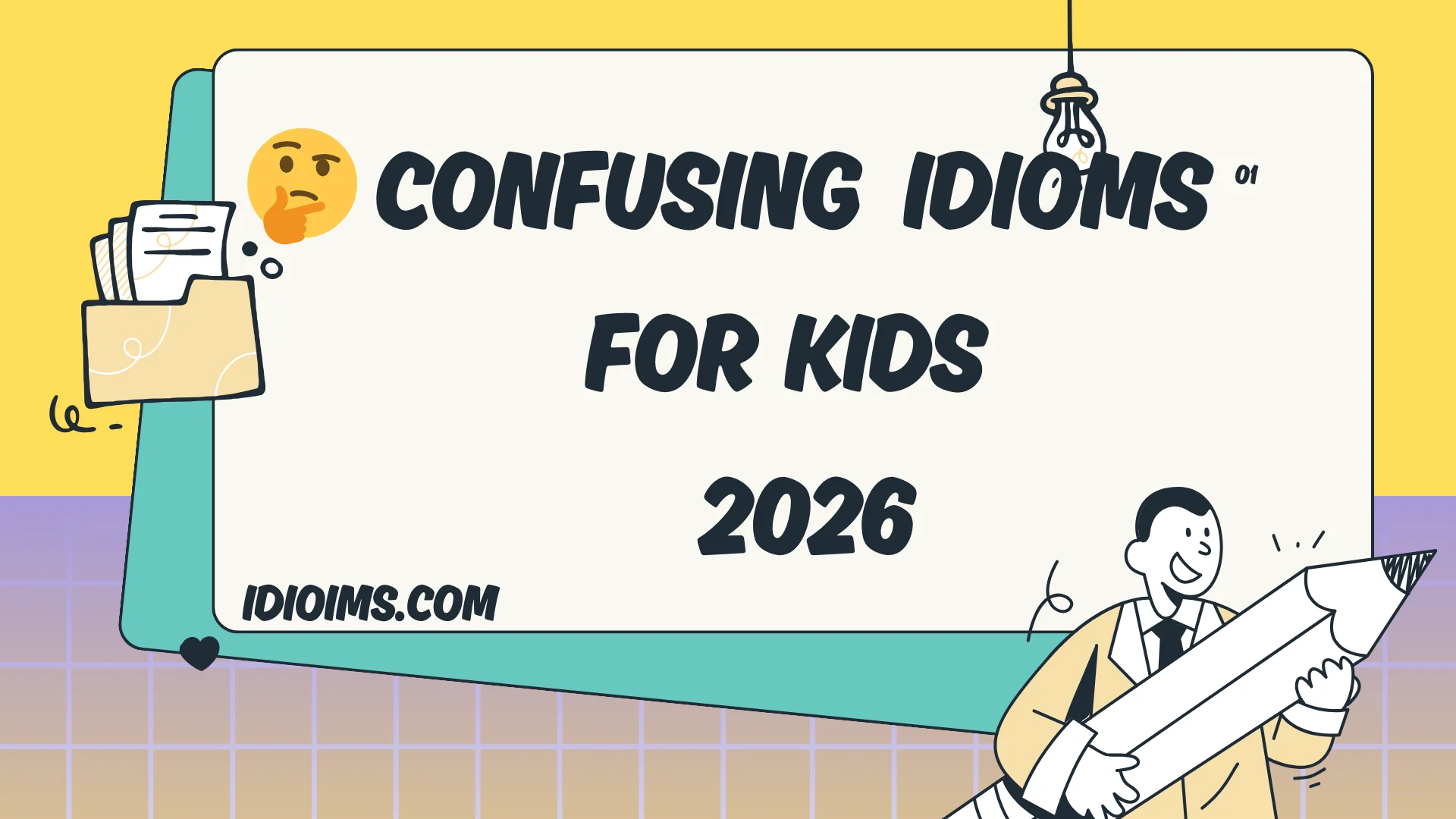 🤔 Confusing Idioms for Kids – Learn Tricky Phrases the Fun Way 2026