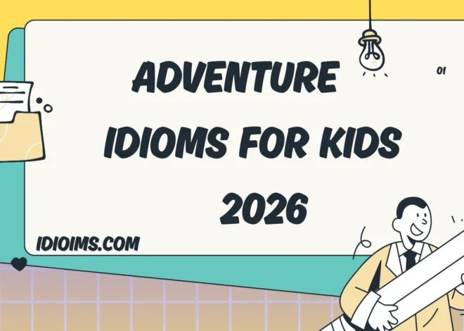 🎒 Fun & Exciting Adventure Idioms for Kids – Explore Words & Wonders 🌍✨2026