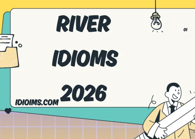 🌊 River Idioms – Meaning, Examples & Fun Usage in English (Updated for 2026)