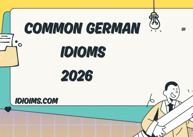 Common German Idioms – Meanings  How to Use Them (Updated for 2026)