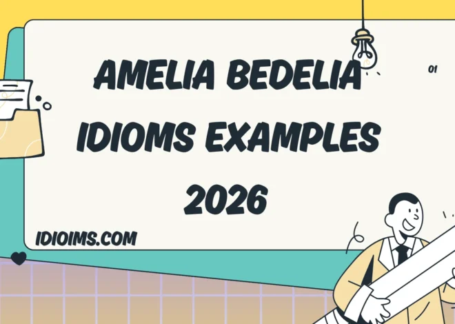 🎈 Amelia Bedelia Idioms Examples – Learn, Laugh, and Play with Words 2026
