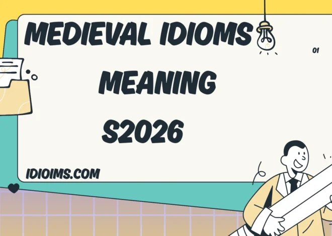 Medieval Idioms Meanings, Origins, and Examples in Modern English2026