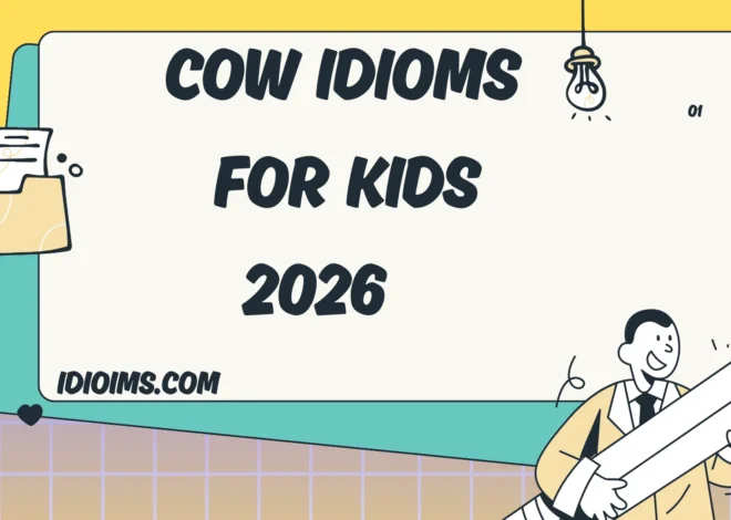 🐄 Fun Cow Idioms for Kids – Learn & Play with Words 2026