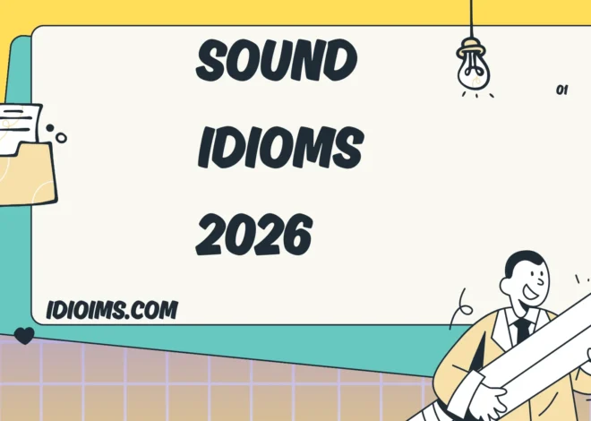 Sound Idioms Meanings, Examples, and Everyday Usage (Updated for 2026)