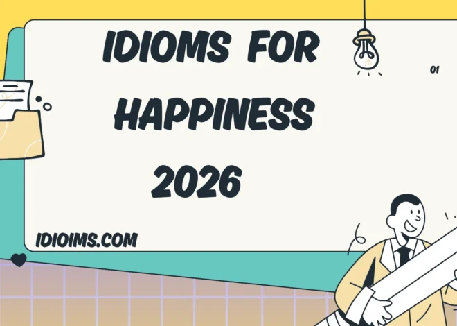Idioms for Happiness Meanings, Examples, and Everyday Use (Updated for 2026)