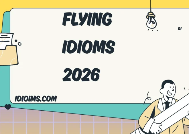 Flying Idioms Meanings, Examples, and How to Use Them Naturally (Updated for 2026)