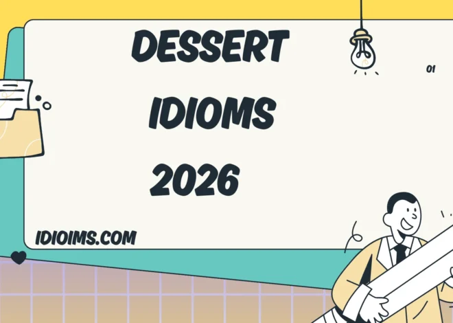 Dessert Idioms Meanings and Examples Explained 2026