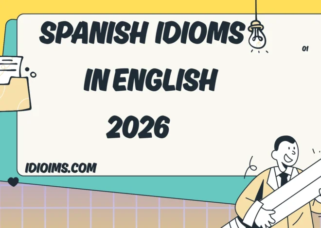 Spanish Idioms in English Meanings, Examples 2026